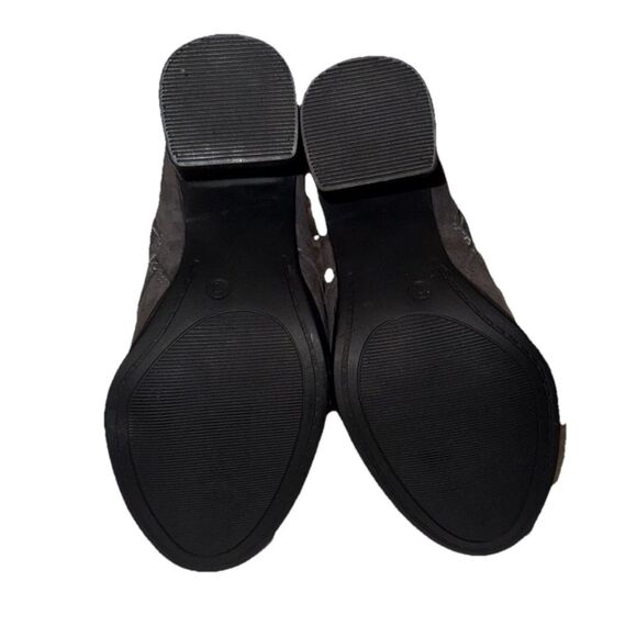 Step up your style Toetos women’s gray ankle boots size 5 versatile fall winter - Picture 4 of 7